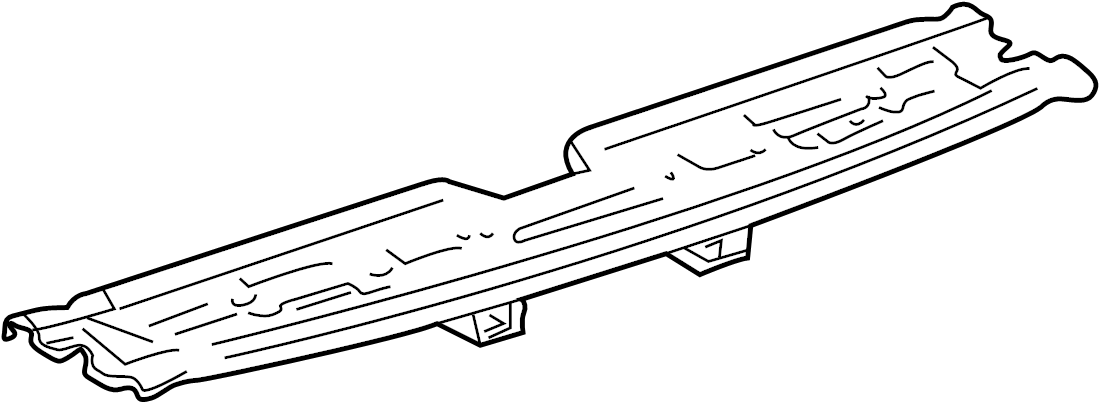 View 523090C010 Bumper Cover Reinforcement (Rear, Lower) Full-Sized Product Image