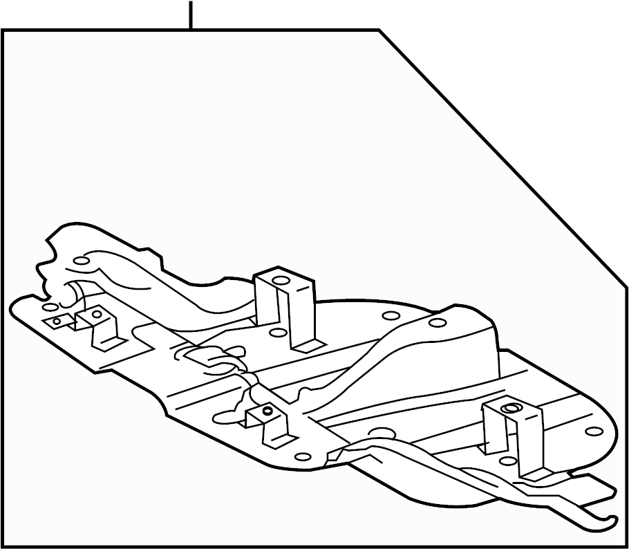 View 514100C010 Radiator Support Splash Shield (Front, Lower) Full-Sized Product Image