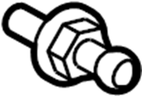 View 689610C030 Hood Lift Support Stud Full-Sized Product Image