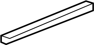 View 533890C010 Fender Seal (Front, Upper, Lower) Full-Sized Product Image