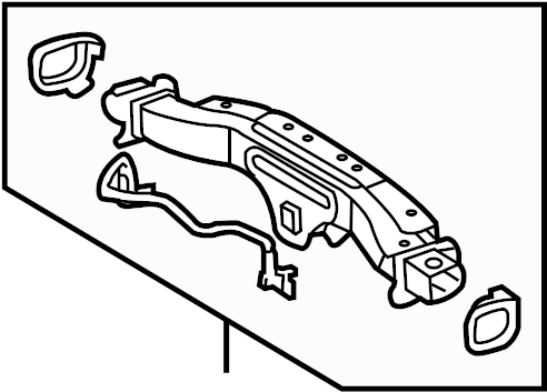 View 512090C902 Frame Crossmember (Rear) Full-Sized Product Image