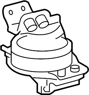 View 123710S010 Insulator, Engine MO. Transmission mount. (Rear) Full-Sized Product Image