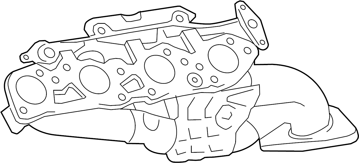 View 1710438011 Exhaust Manifold Full-Sized Product Image