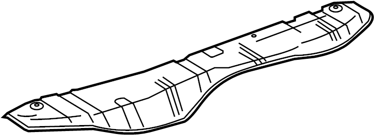 View 581560C012 Heat shield. Insulator, Floor. (Front) Full-Sized Product Image
