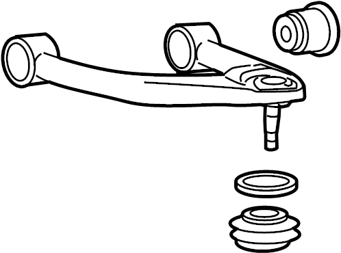 View 486300C011 Suspension Control Arm (Front, Upper) Full-Sized Product Image