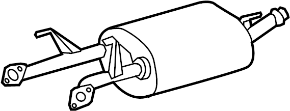 View 174200S040 Exhaust Muffler Full-Sized Product Image