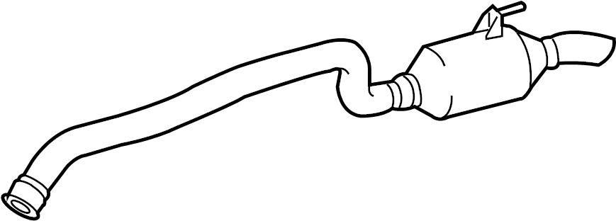 View 174300S021 Exhaust Pipe Full-Sized Product Image