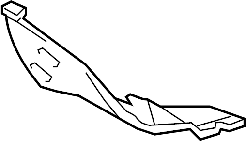View 872150C060 Instrument Panel Air Duct (Front, Rear, Upper, Lower) Full-Sized Product Image