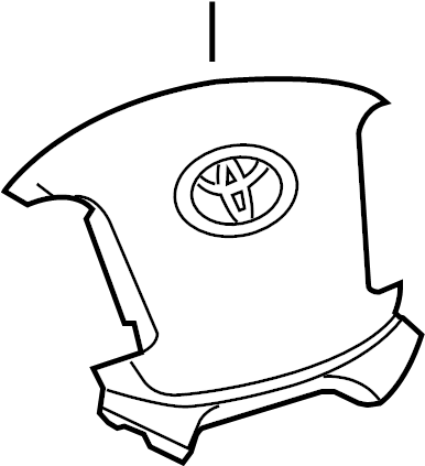 View 451300C080C0 Steering Wheel Air Bag Full-Sized Product Image