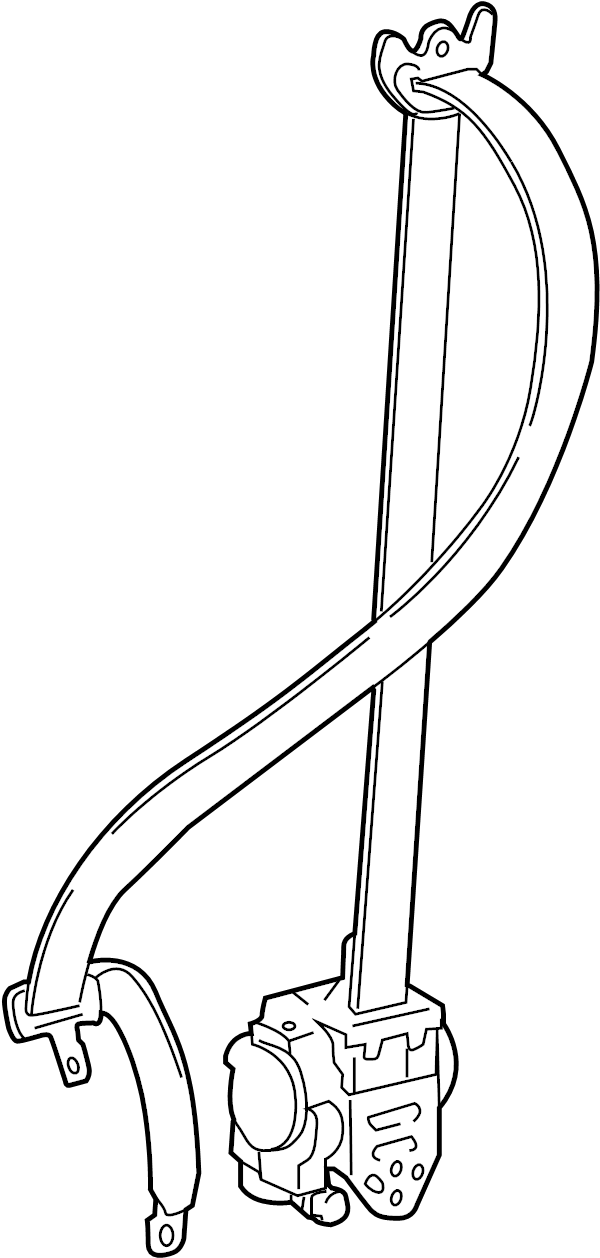 View 732200C081B2 Seat Belt Lap and Shoulder Belt (Front) Full-Sized Product Image