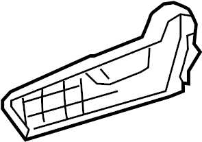 View 718110C080C0 Shield, Seat Cushion. (Front) Full-Sized Product Image