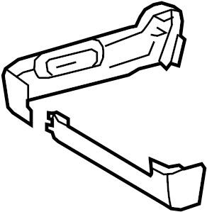 View 718050C030E0 Cushion shield. SHIELD SUB - Assembly. (Front) Full-Sized Product Image