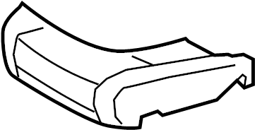View 715110C261 Seat cushion pad. (Front) Full-Sized Product Image