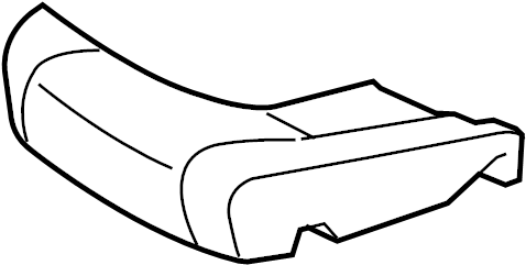 View 715120C060 Seat cushion pad. (Front) Full-Sized Product Image