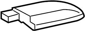 View 634730C020 Bracket. Leg, Roof RACK. (Right, Rear) Full-Sized Product Image