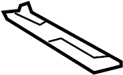 View 574360C020 Floor Pan Crossmember (Rear) Full-Sized Product Image