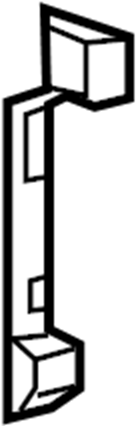 View 612360C010 Interior Grab Bar Bracket Full-Sized Product Image
