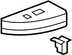 View 742320C040 Base, Armrest. Panel, Door ArmRE. Switch bezel. (Front) Full-Sized Product Image