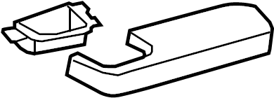 View 742200C020B0 Armrest Assembly, Door. (Front) Full-Sized Product Image