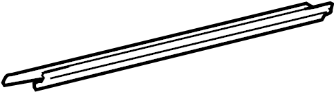 View 681630C031 Door Belt Molding (Rear) Full-Sized Product Image