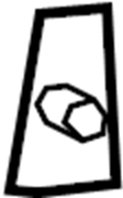 View 672840C010 Liftgate Bump Stop Full-Sized Product Image