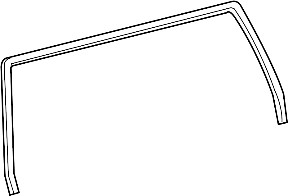 View 682750C040 Run channel. Run, Back Door Glass.  Full-Sized Product Image