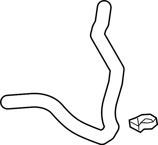 View 1657237190 Radiator Coolant Hose (Upper, Lower) Full-Sized Product Image