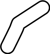 View 1657337120 Connector hose. HOSE, RADIATOR, NO.3.  Full-Sized Product Image