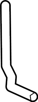 View 16267F2010 Hose, Water BY - Passenger.  Full-Sized Product Image