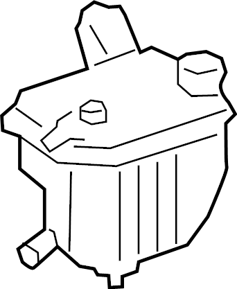 View 164A20T030 Expansion Tank. Reservoir. Tank, Reserve Sealed.  Full-Sized Product Image