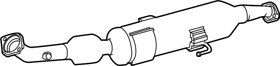 View 1741024490 Catalytic Converter (Front) Full-Sized Product Image