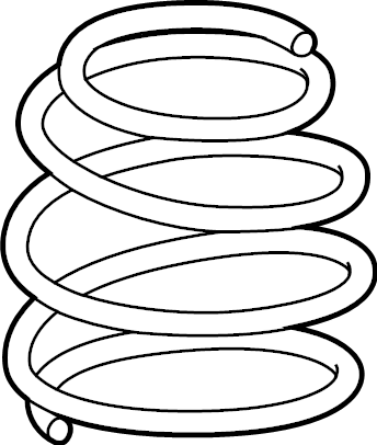 View 4813102Y70 Spring, Coil. (Front) Full-Sized Product Image