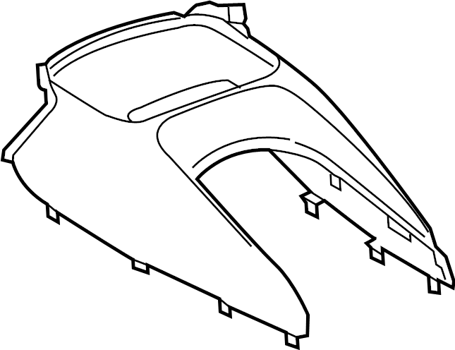 View 5543602370C0 Console Trim Panel (Upper) Full-Sized Product Image