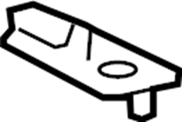 View 7334502060C0 Seat Belt Guide (Rear, Lower) Full-Sized Product Image