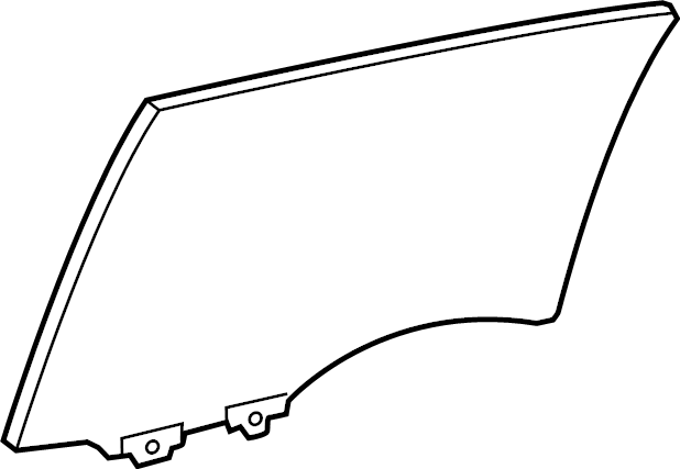 View 6810302510 Door Glass (Rear) Full-Sized Product Image
