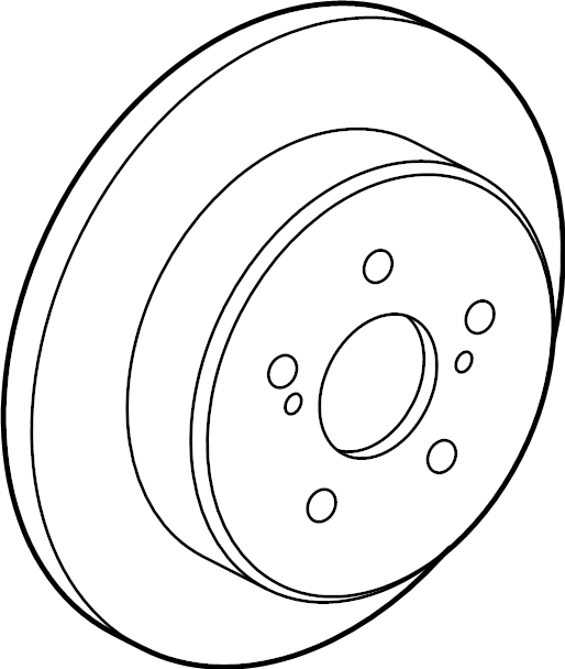View 4243102310 Disc Brake Rotor (Rear) Full-Sized Product Image