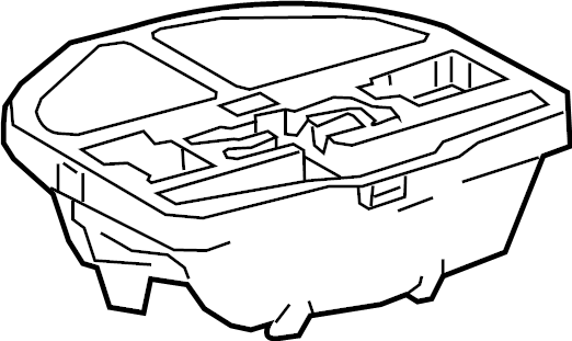 View 6477702340 Trunk Floor Storage Box (Rear, Lower) Full-Sized Product Image