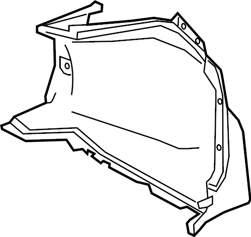 View 6472012090C0 COVER ASSEMBLY, LUGGAGE. Side trim panel.  Full-Sized Product Image