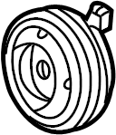 View 8841033140 A/C Compressor Clutch Full-Sized Product Image