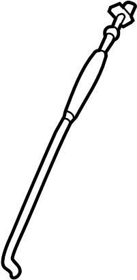 View 5344048022 Hood / Trunk Prop Rod Full-Sized Product Image