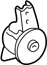 View 1237120080 Engine Mount (Rear) Full-Sized Product Image