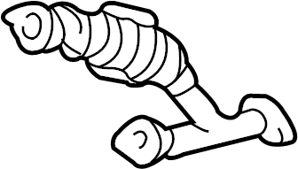 View 1741020390 Catalytic Converter (Front) Full-Sized Product Image
