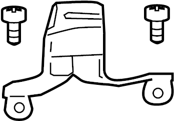View 8119348020 Bracket. Headlight. (Upper) Full-Sized Product Image