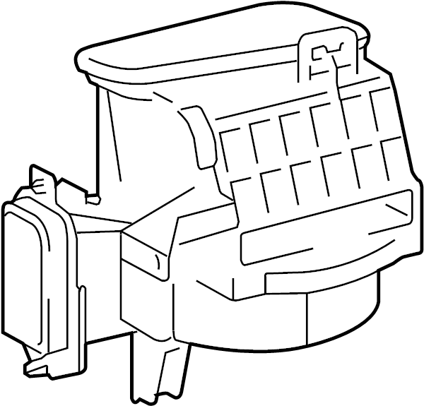 View 8713048042 HVAC Blower Motor Housing Full-Sized Product Image