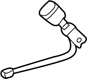 View 7323048150B0 Seat Belt Receptacle (Front) Full-Sized Product Image