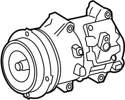 View 883100E090 A/C Compressor Full-Sized Product Image