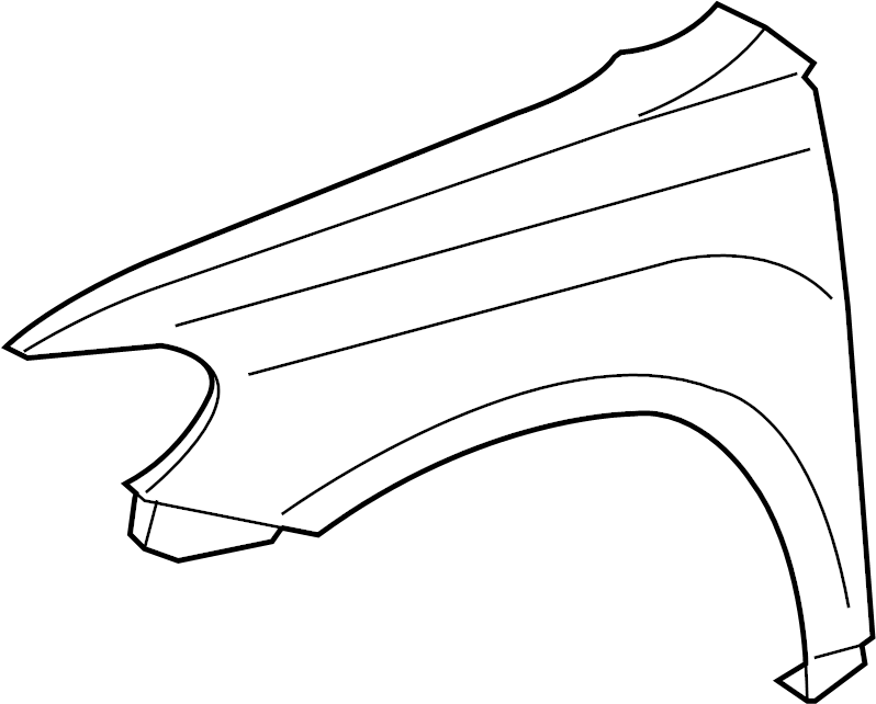 View 538020E050 Fender (Front) Full-Sized Product Image