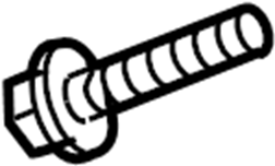 View 9015950327 Screw. Panel. Bolt. Console. (Front, Rear, Upper, Lower) Full-Sized Product Image