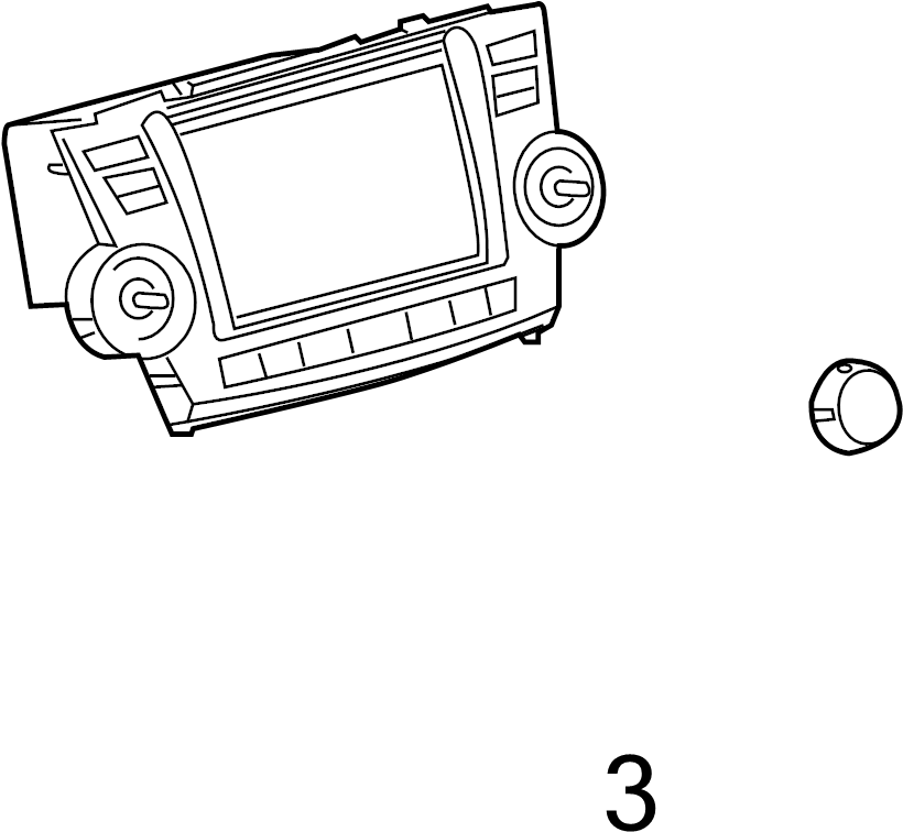 View 9001026011 Radio Knob Full-Sized Product Image