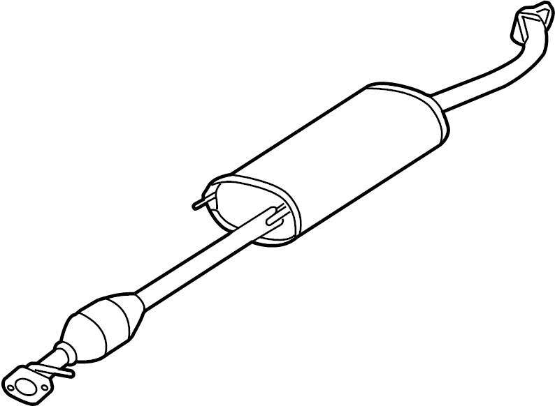 View 174200P220 Exhaust Muffler Full-Sized Product Image